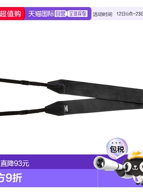 【日本直邮】HAKUBA 40英寸黑色单反相机专用实心颈带，KST-50BK