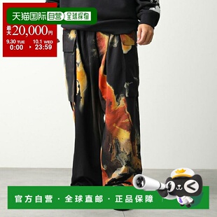 裤 运动制服工装 KA9630 男士 带标志 日本直邮Y 宽腿涤纶工装