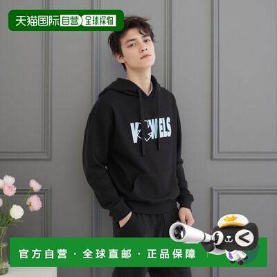 1h可退 日本直邮VOWELS 男士宽松连帽卫衣 VO25AWH011