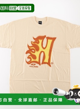 日本直邮HUF 男士上衣 T 恤 HEAT WAVE 短袖 TEE TS02178高档舒适