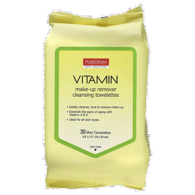 香港直发Purederm静美卸妆洁面巾深层清洁清爽舒适便捷保湿30片