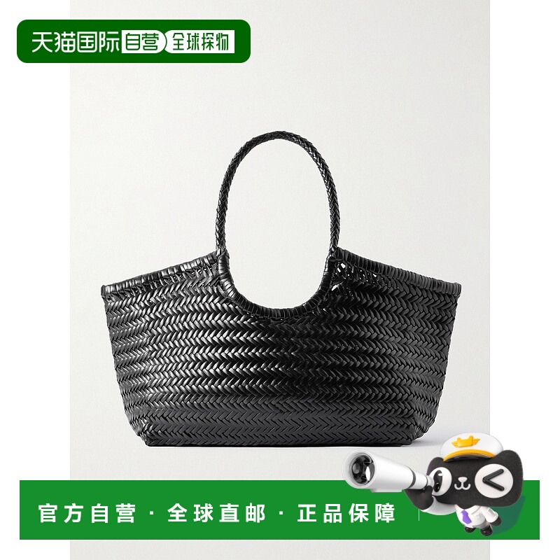 香港直邮DRAGON DIFFUSION 女士 Nantucket 大号编织皮革手提包 8