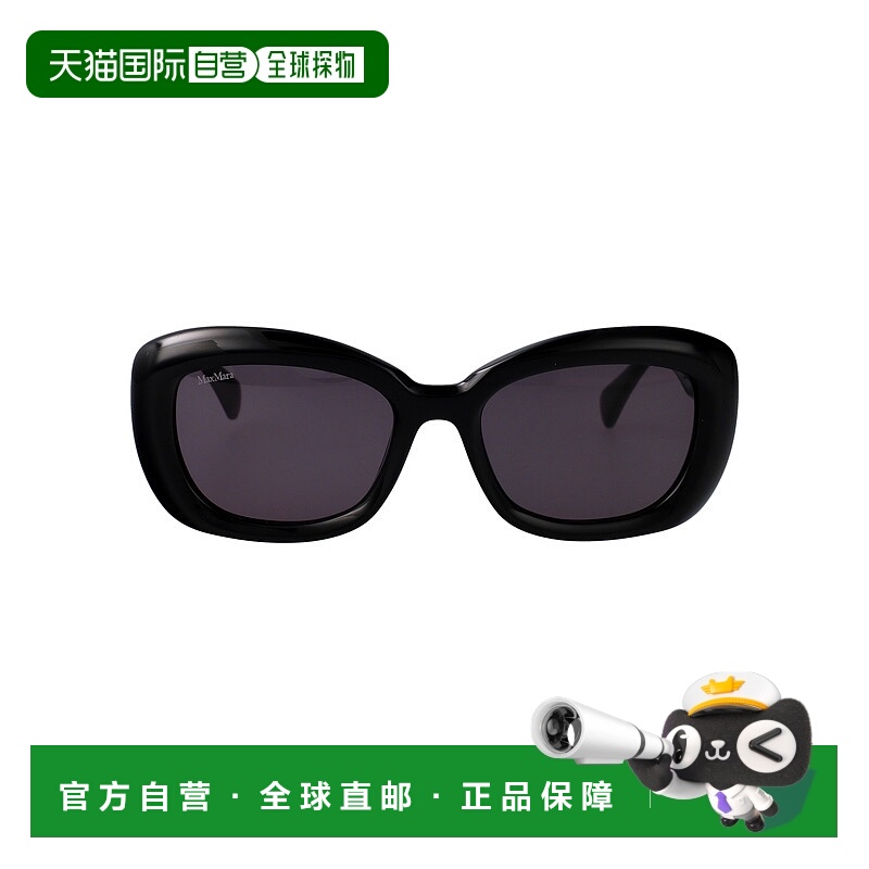 1h可退 香港直邮MAX MARA 女士太阳镜 ELIZABETH101A AW2025 黑色