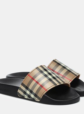 Burberry 巴宝莉 女士 复古格纹凉拖 001302