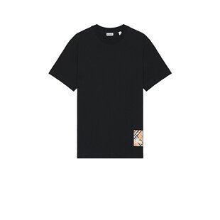 潮奢 Burberry 巴宝莉 男士 格纹标志T恤 8104889