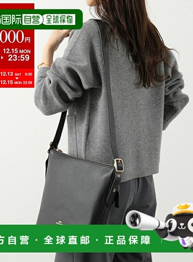日本直邮COACH VAL DUFFLE 单肩包 C2818 女士真皮斜挎包带品牌标