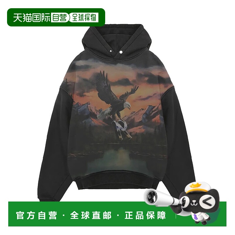 欧洲直邮represent 男士 帽衫运动夹克衫