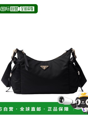 香港直邮PRADA 女士单肩包 1BC264RDLNVNOOF0002 CO 黑色 徽标单