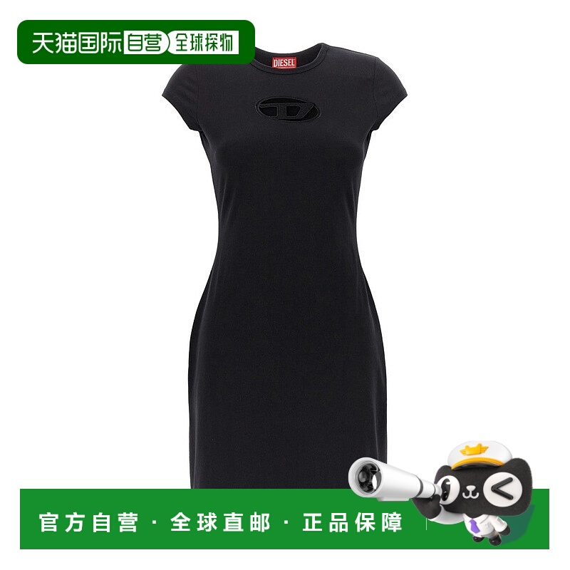 自营dieselD-Angel黑色连衣裙-黑色 美国奥莱直发
