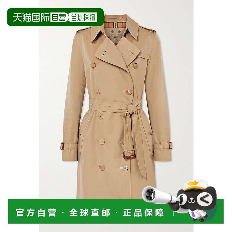1h可退 香港直邮潮奢 Burberry 巴宝莉 女士 雙排扣束帶風衣 8079,女装/女士精品,毛呢外套,淘宝优惠券,粉丝福利购,淘宝优惠卷
