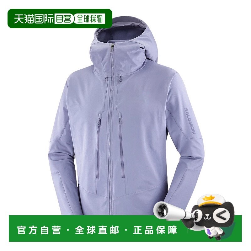 香港直邮Salomon S/Lab OUTPEAK SOFTSHELL防风夹克连帽衫 LC2481