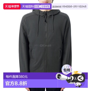 韩国直邮CP COMPANY 斜纹凸起羊毛全拉链护目镜连帽运动衫 (19CMS