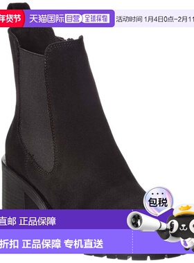 自营La Canadienne Wave Suede Boot - black suede 美国奥莱直发