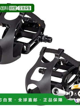 【日本直邮】GORIX 自行车平踏板带脚扣脚踏山地车套装 GX-TOE829
