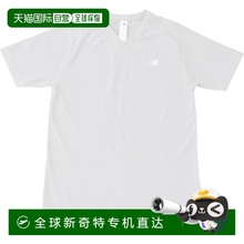 日本直邮New Balance  合身V领短袖套头T恤 男款 灰色 吸汗透气