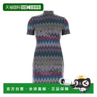 1h可退 香港直邮MISSONI 米索尼 女士 短袖连衣裙 DS24WG19BR00YX