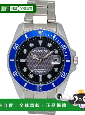 【日本直邮】CREPHA 潜水风太阳能表 日期 AV-AM386-BLS