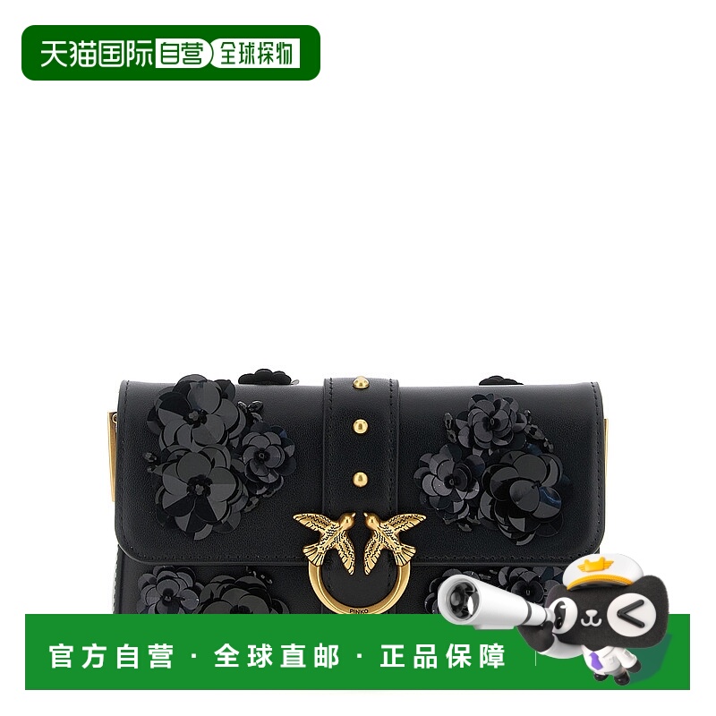 1h可退 香港直邮PINKO 女士单肩包 105353A2WGZ99Q AW2025 黑色 S