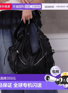 1h可退 日本直邮axes femme 女士侧边系带单肩包 TE613X14新款