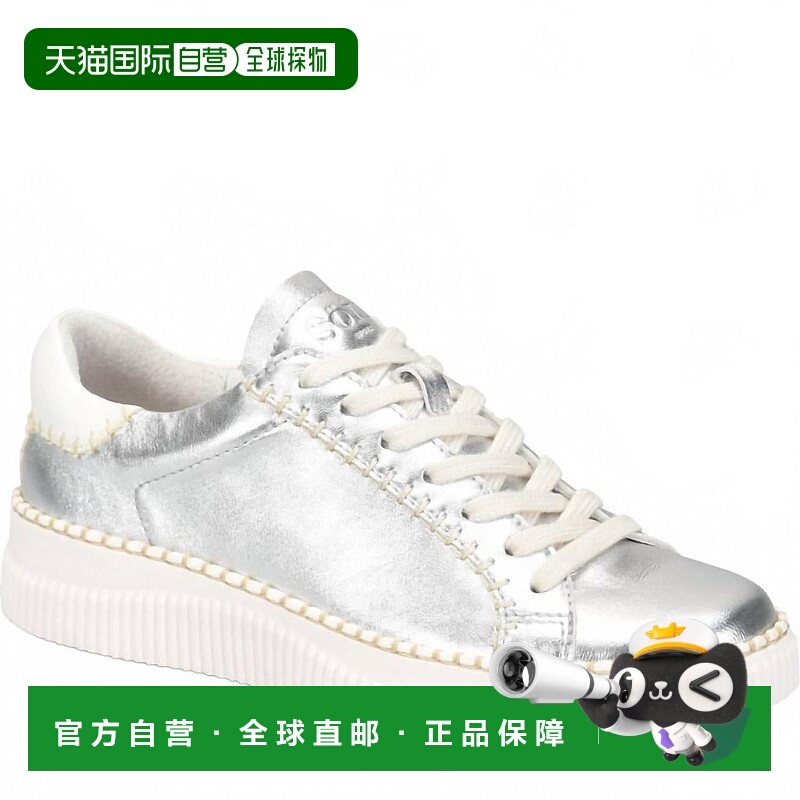 自营sofftWomen's Frazier Sneaker In Silver - silver 美国奥莱