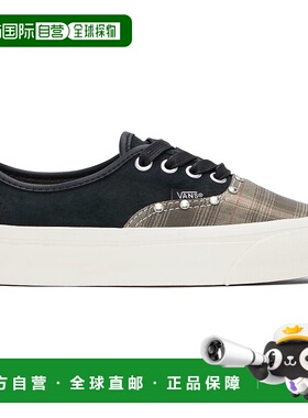 1h可退 香港直邮潮奢 Vans 范斯 女士 黑色 & 卡其色 Premium Aut