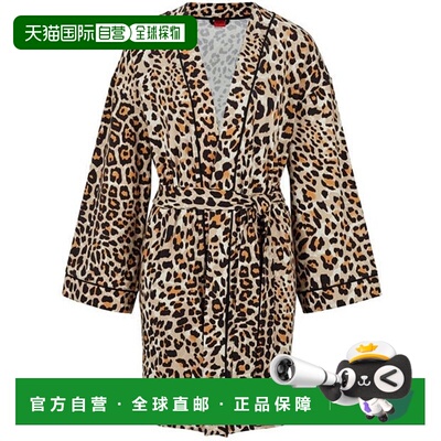 1h可退 香港直邮boss 雨果 女士 Leo_Kimono 便袍  舒适时尚