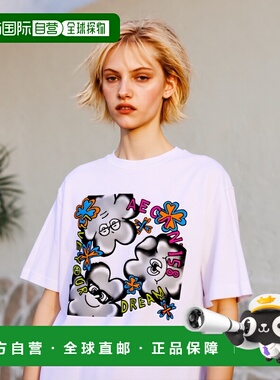 韩国直邮AECA WHITE 公用T恤AWCMSSBDTTSOV015C0WA CLOVER SOUL H