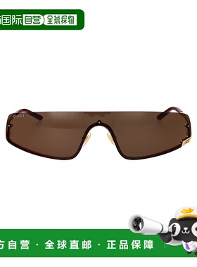 1h可退 香港直邮Gucci 古驰 男士 半边框太阳镜 GG1561S metal金