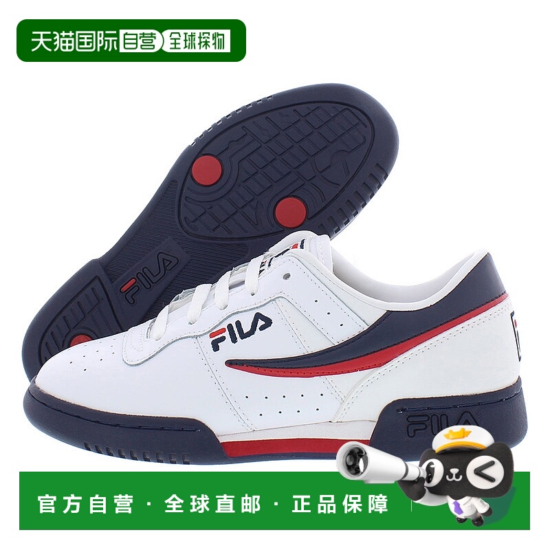 美国直邮Fila Original Fitness Boys白蓝拼色经典徽标男童运动鞋