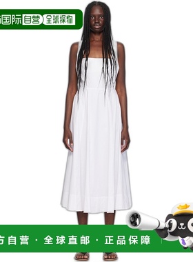 1h可退 香港直邮潮奢 Staud 女士 白色 Teresa 连衣裙 R24P2113PO