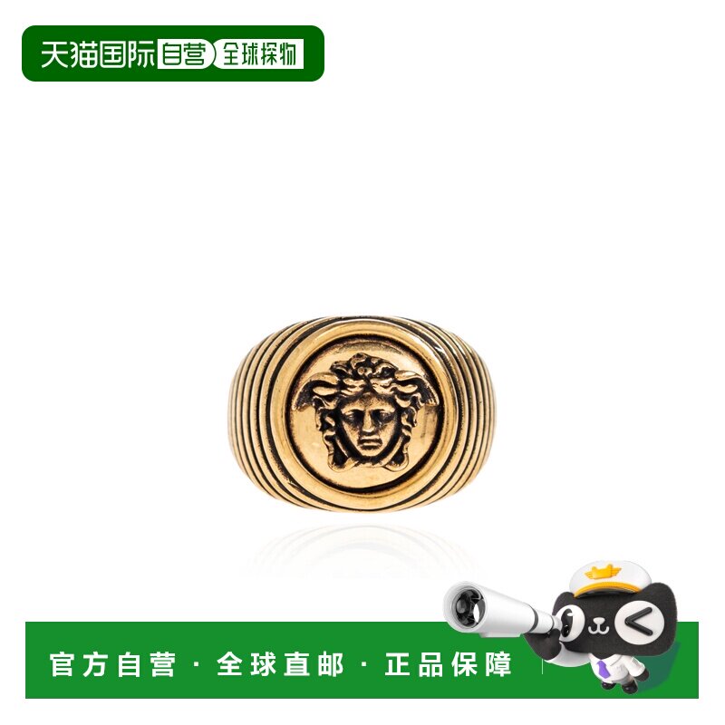 香港直邮VERSACE 男士戒指 10239051A006203J280 CO 金色 Brass r