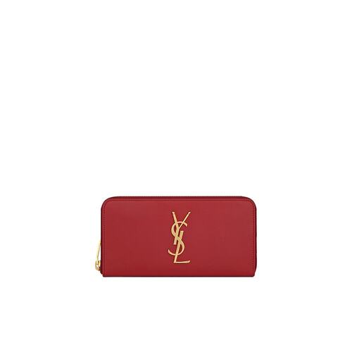 Saint Laurent 徽标长款钱包 370776C150J