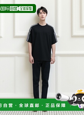 香港直邮Y-3 男士T恤 JW7352 AW2025 黑色 3 Sleeves T-Shirt