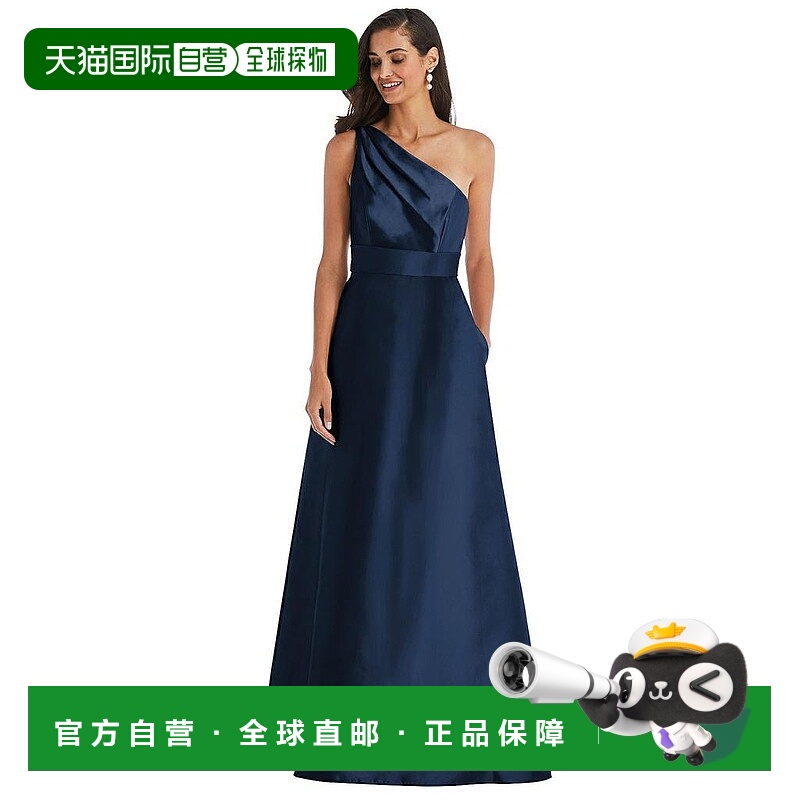 1h可退 【美国直邮】alfred sung 女士 连衣裙缎面