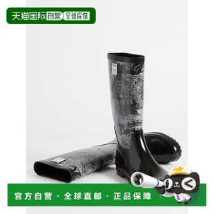 雨鞋 雨季 印花长筒橡胶雨靴 自营欧洲直邮AIGLE艾高