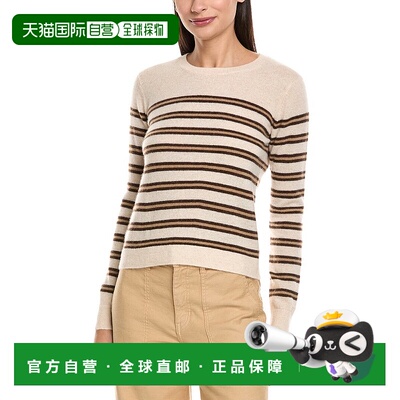 自营philosophy Stripe Cashmere Sweater - tan 美国奥莱直发