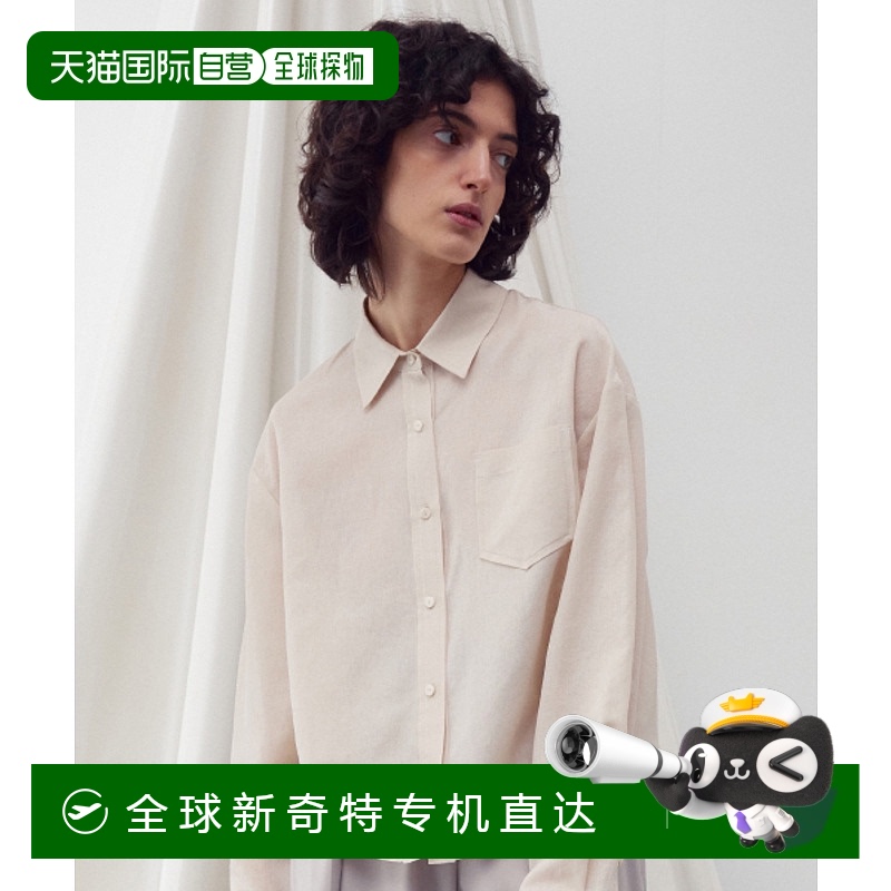 韩国直邮RE RHEE 女士女装T恤RQ2STO006-0-BE SINGLE POCKET SHIRT