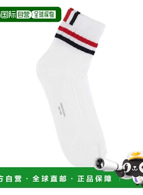 香港直邮THOM BROWNE 女士袜子 FAS164AY3022100 SS2026 白色