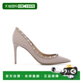 99新未使用 香港直邮Valentino Rockstud 尖头高跟鞋 WS0A04VN