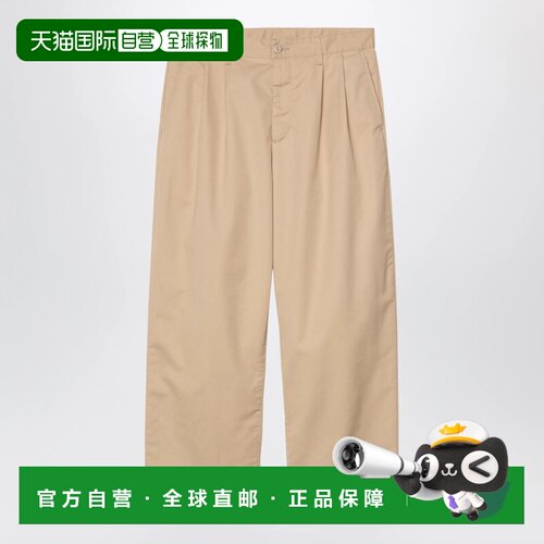 欧洲直邮CARHARTT WIP 男士休闲裤 I036622PLG102 SS2026 浅棕色