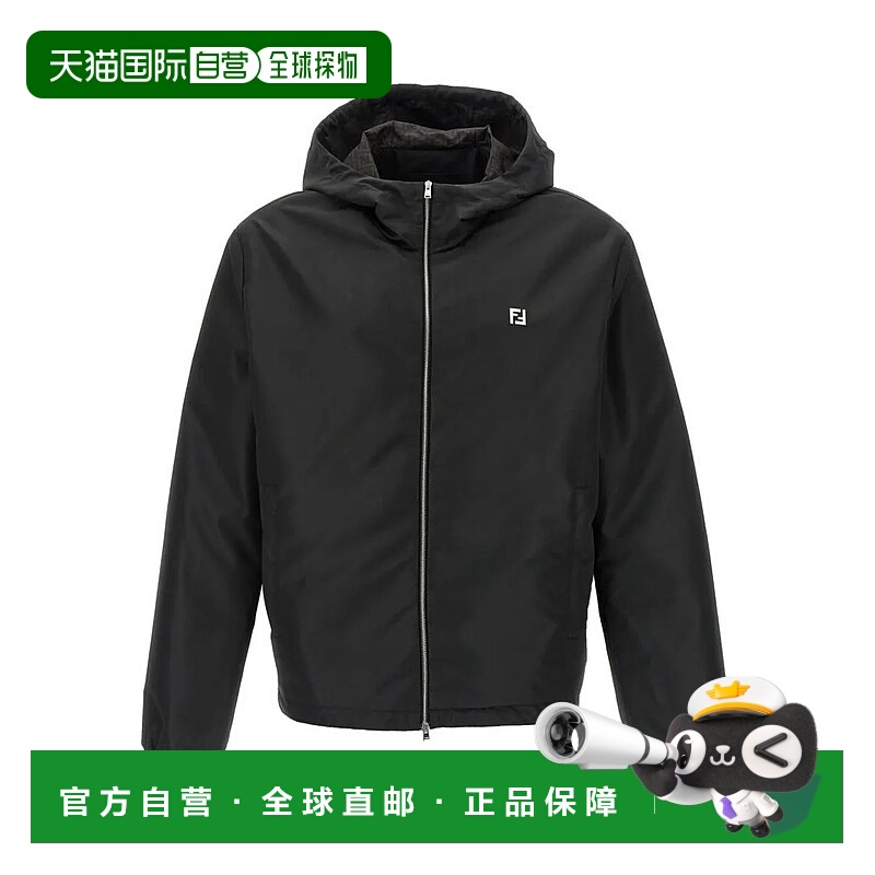 1h可退 香港直邮FENDI 男士夹克 FAA960AU940 SS2026 黑色 Fendi