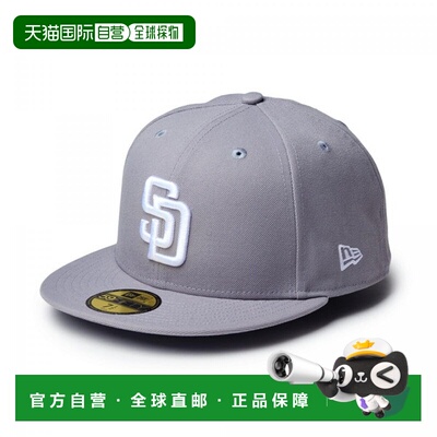 日本直邮NEW ERA 59FIFTY 圣地亚哥教士队 棒球帽 灰白色 1494268