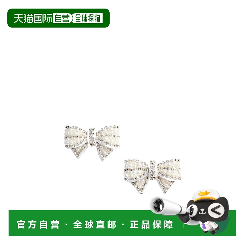 1h可退 香港直邮SELF-PORTRAIT 女士耳饰 RS26628EC AW2025 银色