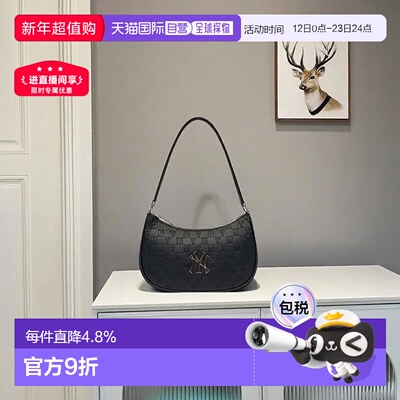 韩国直邮MLB Monogram男女复古NY标腋下包单肩3ABQS022N-50BKS