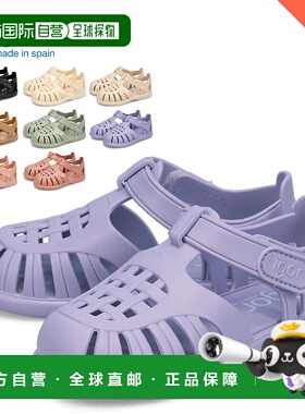 日本直邮IGOR 儿童凉鞋Toby 纯色轻便魔术贴 SOLID S10271