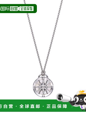 日潮跑腿Mikimoto御木本 女款钻石圆盘表盘项链 白金 65cm GP-964