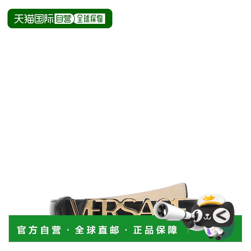 香港直邮VERSACE 女士腰带 1002202DV3T1B00V AW2023 黑色 VERSAC