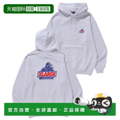1h可退 日本直邮XLARGE 男女同款斜线OG印花连帽卫衣 春季新款 休