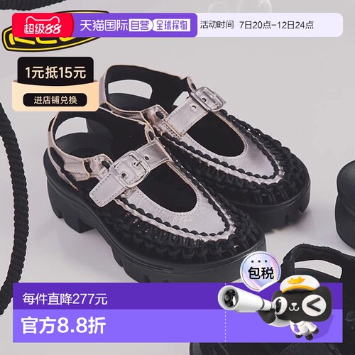 日潮跑腿KEEN科恩UNEEK PLT玛丽珍男女款户外潮搭凉鞋厚底休闲鞋