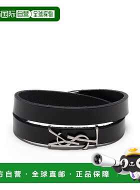 1h可退 香港直邮潮奢 Saint Laurent 圣罗兰 男士 徽标手链 70879